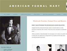 Tablet Screenshot of americanformalmart.com